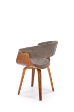 Стул HALMAR K545 серый/орех