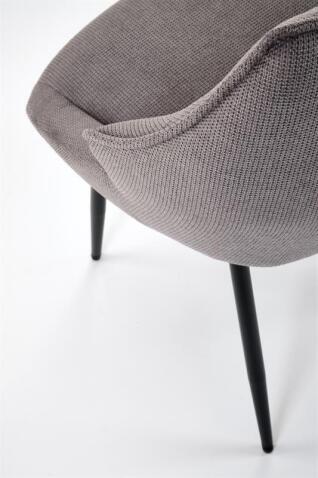 Стул HALMAR K543 серый/черный