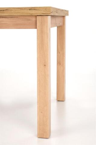 Стол обеденный HALMAR TIAGO 2 дуб крафт/дуб крафт 140-220/80