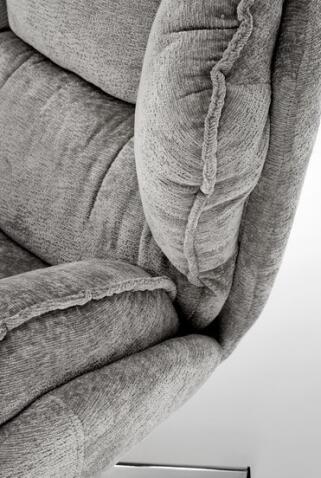 Кресло HALMAR GUIDO серый/хром