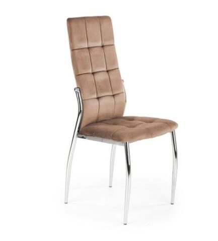 Стул HALMAR K416 бежевый/хром