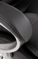 Кресло компьютерное HALMAR PRESTON черный/серебристый