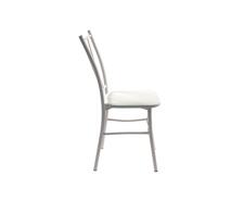 Стул ВВР Трилогия белый крокодил/белый, экокожа