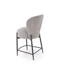 Стул барный HALMAR H126 серый/черный Стул барный HALMAR H126 серый/черный