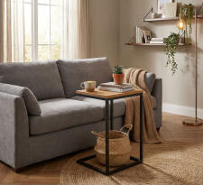 Стол журнальный SIGNAL LARGO C дуб/черный, 40/30/60