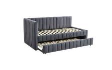 Кровать HALMAR DERBY серый, 90/200