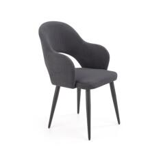 Стул HALMAR K364 серый/черный