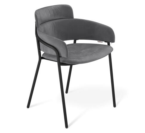 Стул Sheffilton SHT-S143 угольно-серый/черный муар