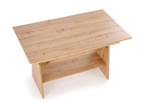 Стол-трансформер HALMAR ERIKA дуб артизан 120-160/70