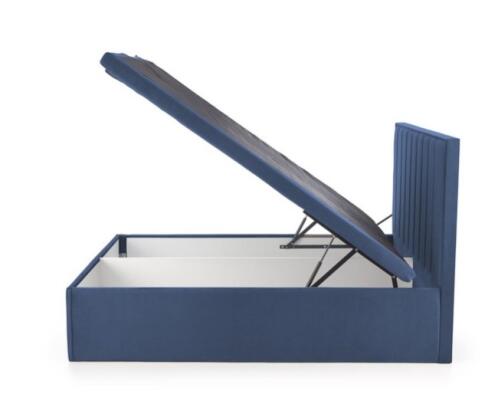 Кровать HALMAR ASENTO темно-синий, 160/200