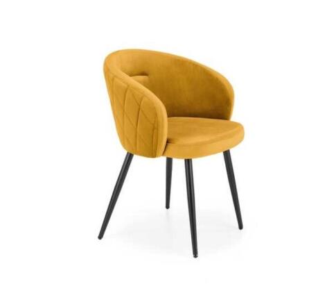 Стул HALMAR K430 горчичный/черный