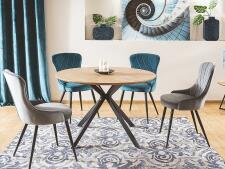 Стол обеденный SIGNAL ASTER дуб/черный 120