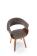 Стул HALMAR K545 серый/орех