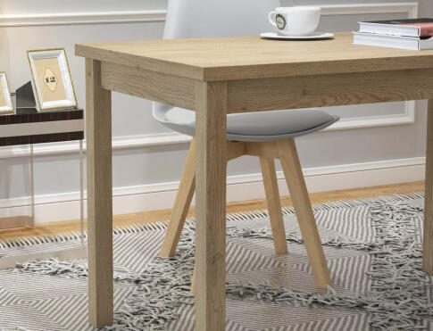 Стол обеденный SIGNAL ADAM дуб кремона 80/80