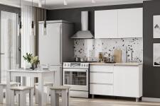 Кухонный гарнитур NN Мебель "Денвер" (1,2 м) Серия 2 SAFE Белый/Дуб Сонома