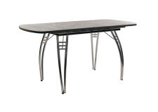 Стол ВВР Раздвижной пластиковый Каспий серый/Паук, 110-150/70