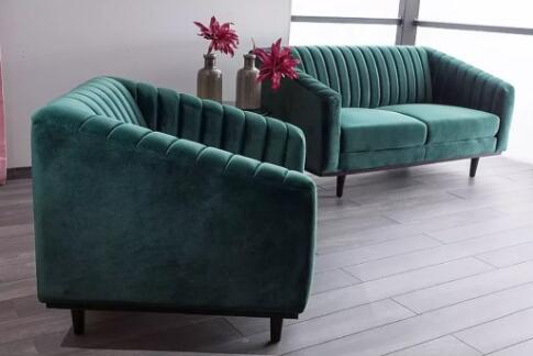 Кресло SIGNAL ASPREY 1 Velvet Bluvel 78 зеленый/венге