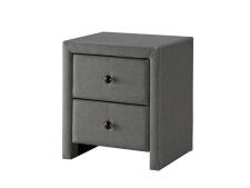 Тумба прикроватная HALMAR PRIMA-2 серый/серый