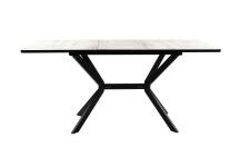 Стол ВВР Миллер бискайская сосна/черный №7, Пластик 120-160/80