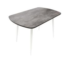 Стол ВВР ЛДСП Камень темный/белый конус 110/70