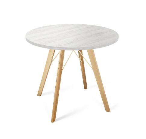 Стол Sheffilton SHT-TU9/80 ЛДСП прозрачный лак/сосна касцина