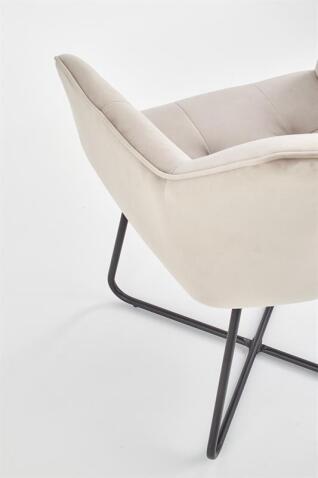 Стул HALMAR K377 бежевый/черный