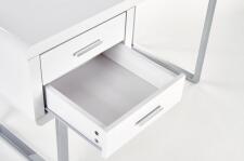 Стол компьютерный HALMAR B30 белый/хром