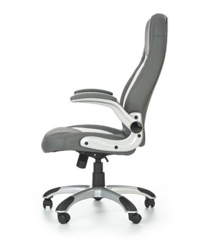 Кресло компьютерное HALMAR SATURN серый/серебристый