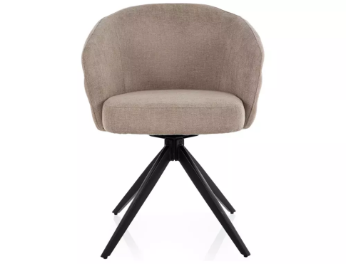 Стул SIGNAL ORES t.250 бежевый/черный, поворотный