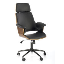 Кресло компьютерное HALMAR WEBER ореховый/черный