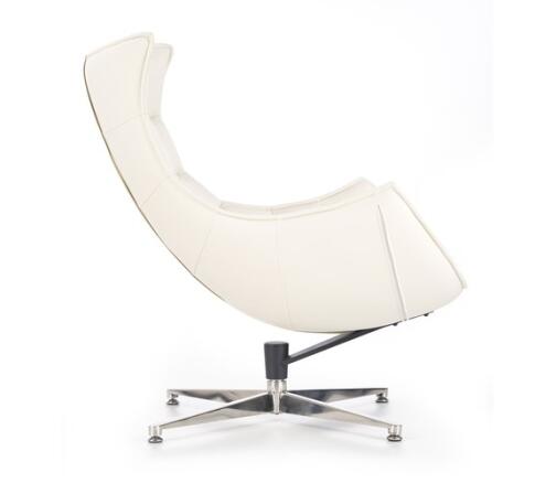 Кресло HALMAR LUXOR белый/хром