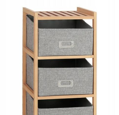 Стеллаж HALMAR REG10 натуральный/серый