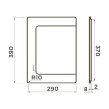 Разделочная доска Omoikiri CB-Basic-370-WD