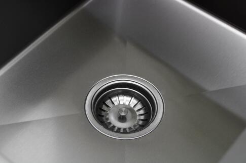 Кухонная мойка из нержавейки BLANTEK LS-5444B Nano black (+500B40B1)