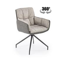 Стул HALMAR K523 серый/черный