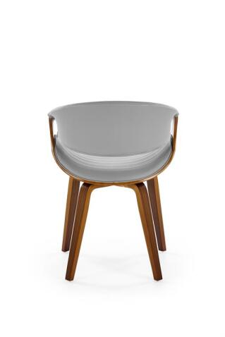 Стул HALMAR K544 серый/орех