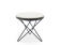 Стол журнальный HALMAR LEILA 2 белый мрамор/черный