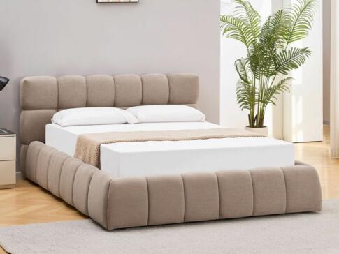 Кровать SIGNAL PARMA Velvet Bluvel 40 темно-бежевый 160/200