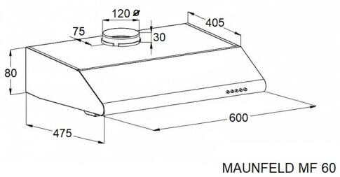 Вытяжка MAUNFELD MF 60 белый