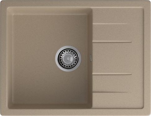 Кухонная мойка GRANFEST QUADRO Q-650L песочный