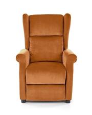 Кресло HALMAR AGUSTIN 2 раскладное, корица