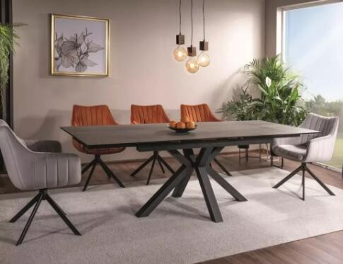 Стул SIGNAL AZALIA Velvet Bluvel 03 светло-серый/черный