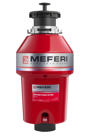 Измельчитель пищевых отходов MEFERI MFD750 PUSH ULTRA с пневмокнопкой