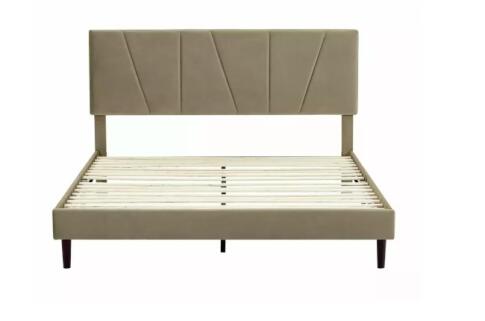 Кровать SIGNAL SAVANA Velvet Bluvel 28 бежевый, 140/200