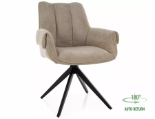 Стул SIGNAL GIO t.250 бежевый/черный, поворотный