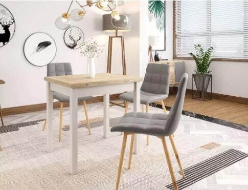 Стол обеденный SIGNAL FLIP дуб кремона/кашемир 80-160/80