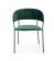 Стул HALMAR K426 темно-зеленый/черный