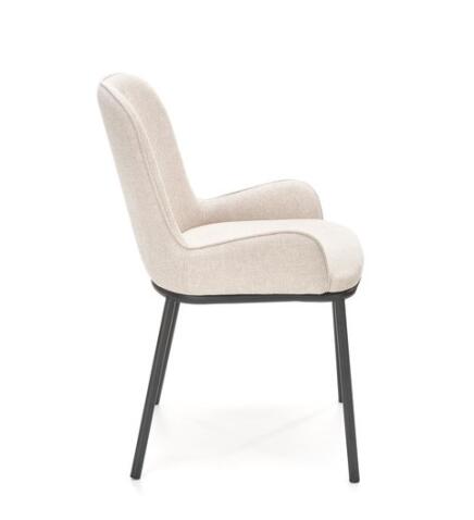 Стул HALMAR K481 бежевый/черный
