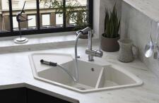 Смеситель для кухни Omoikiri Tanigawa SB BN нержавеющая сталь