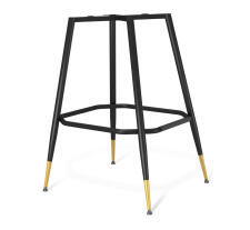 Каркас барного стула Sheffilton SHT-S148 черный муар/золотой